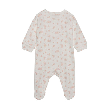 Delicate Pink Flowers Pajamas- Fixoni