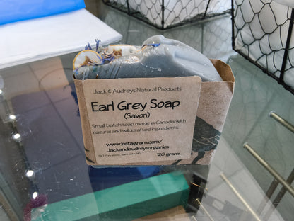 Jack And Audreys Natural Products: Earl Grey Soap
