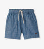 Blue Indigo Toddler Pull On Shorts- Hatley