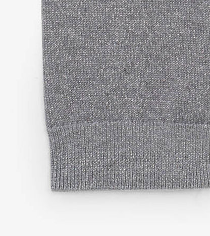 Hatley: Silver Glitter Cable Knit Baby Leggings