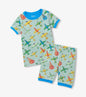Vintage Aircrafts Cotton Short Pajama Set- Hatley