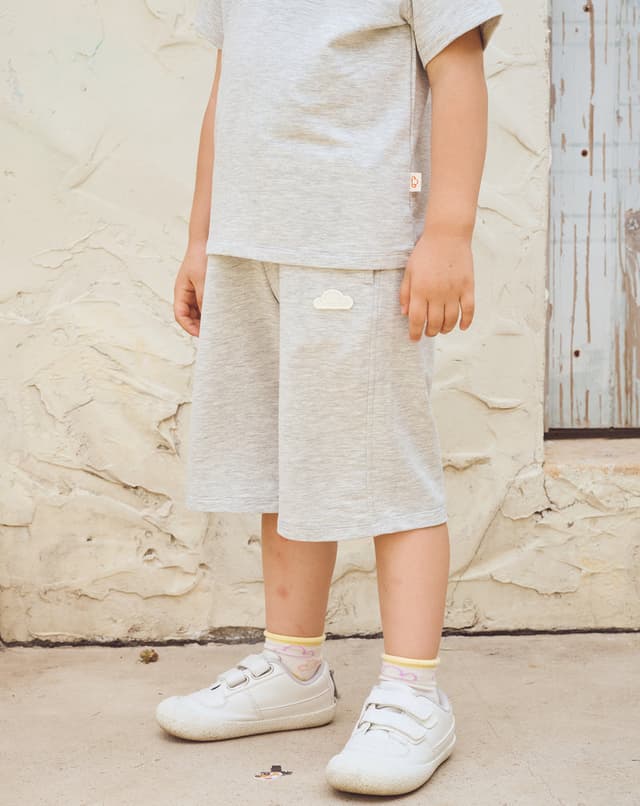 Fog Grey Cropped Cloud Pants- Petite Revery