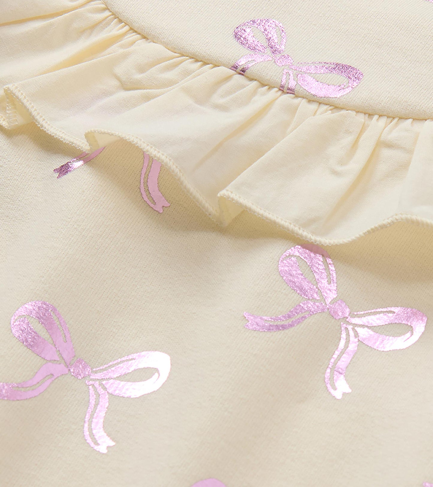 Hatley: Foil Bows Ruffle Dress