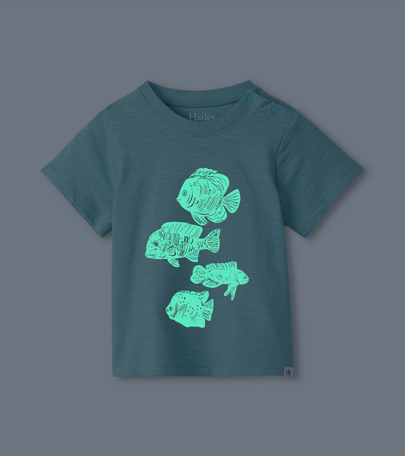 Glow in the Dark Fish Tee- Hatley