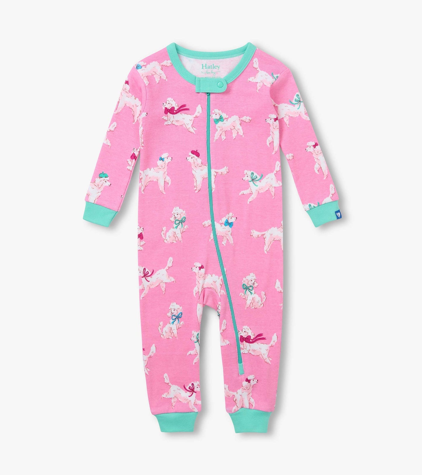 Hatley: Poodle Pups Cotton Rib Coverall