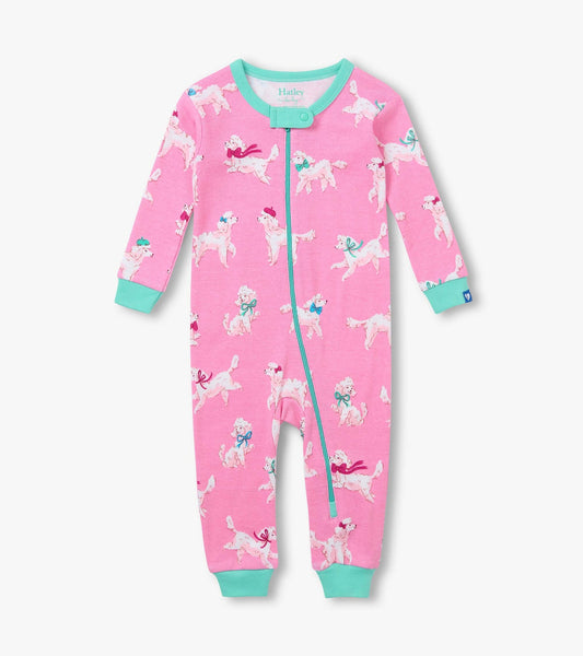 Hatley: Poodle Pups Cotton Rib Coverall