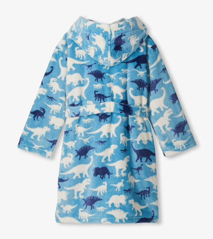 Hatley: Dino Silhouette Fuzzy Fleece Robe
