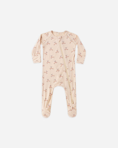 Quincy Mae

Bamboo Zip Footie || Reindeer