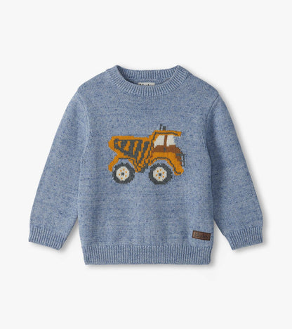 Hatley: Dump Truck Crew Neck Sweater