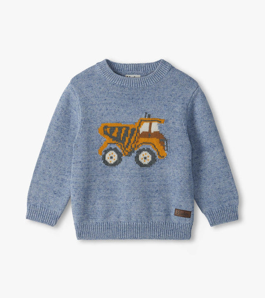 Hatley: Dump Truck Crew Neck Sweater