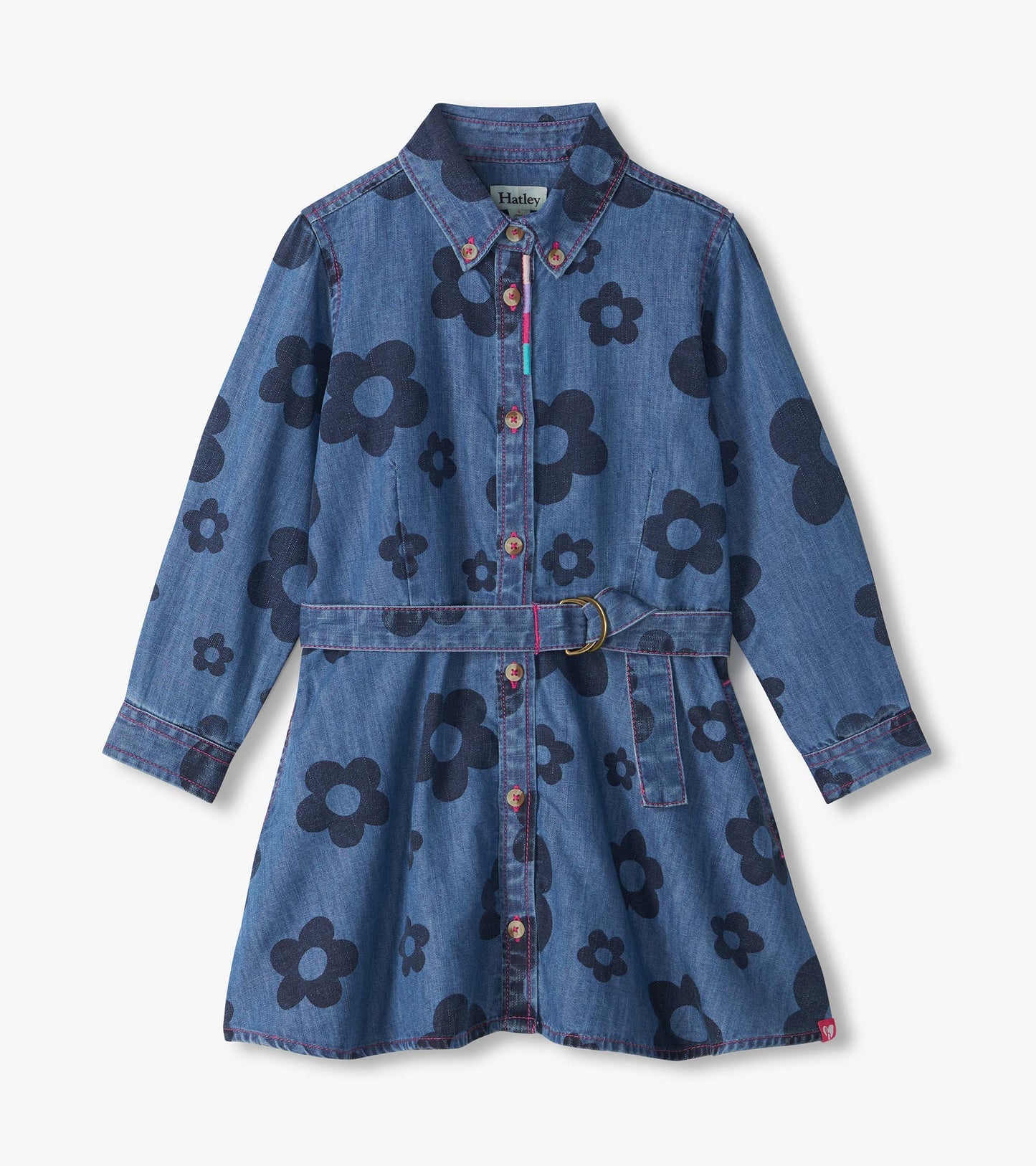 Hatley: Big Flowers Swing Jean Dress