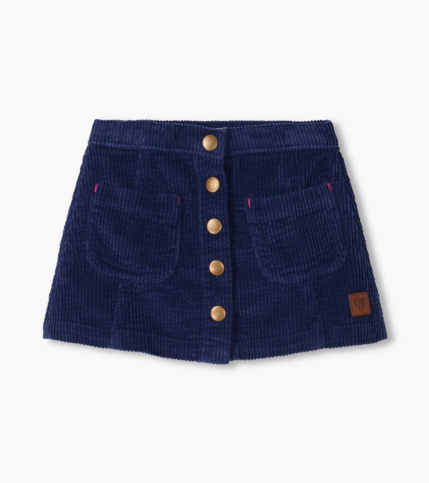 Hatley: Patriot Blue A-Line Corduroy Skirt