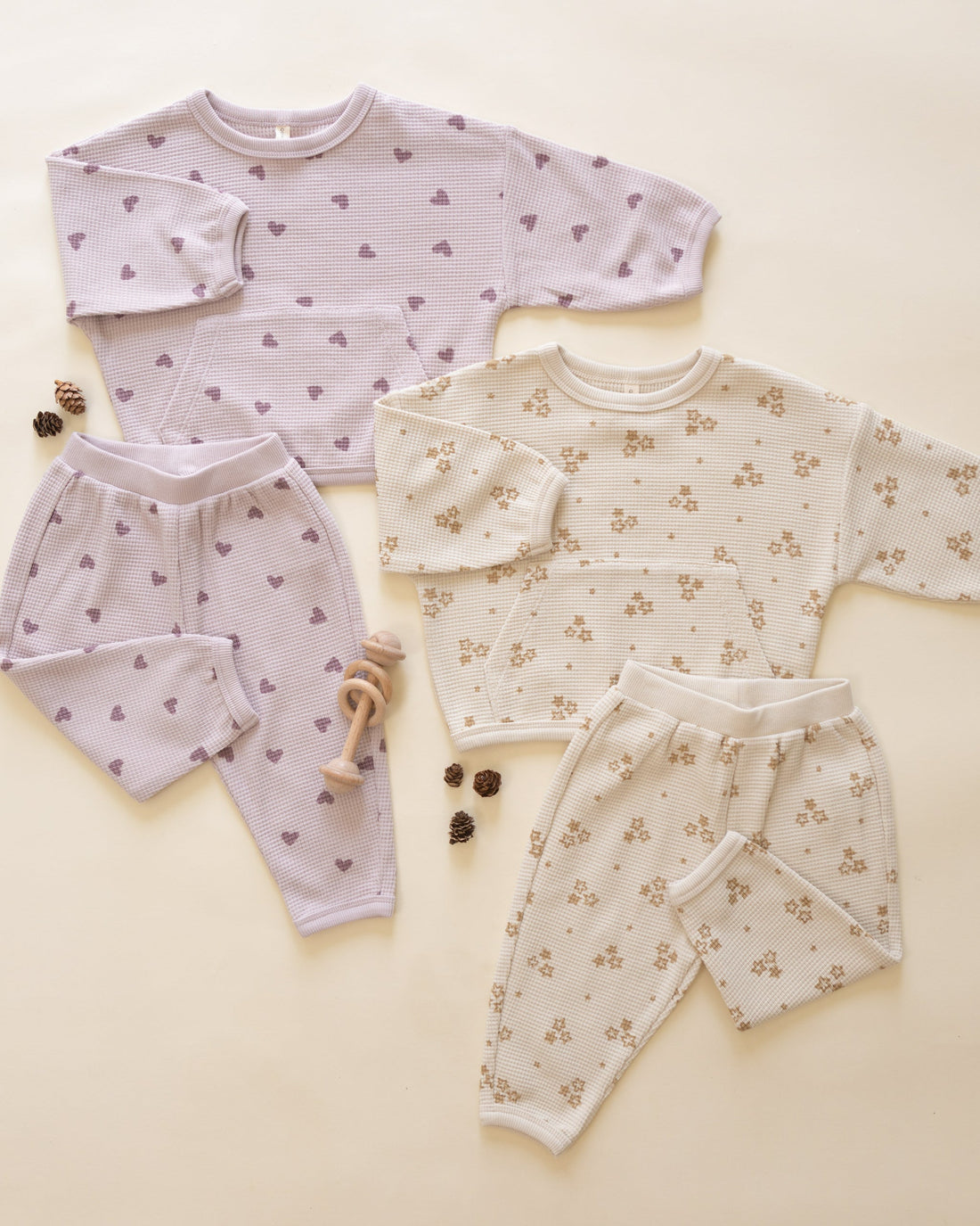 Quincy Mae

Waffle Slouch Set || Hearts