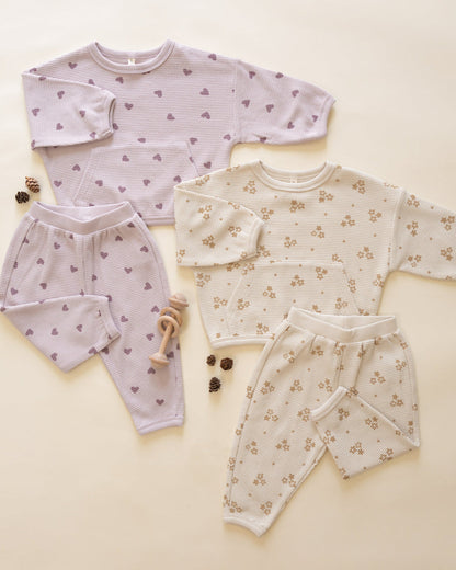 Quincy Mae

Waffle Slouch Set || Hearts