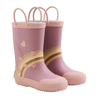 Wellies Rainbow w Badges- Celavi