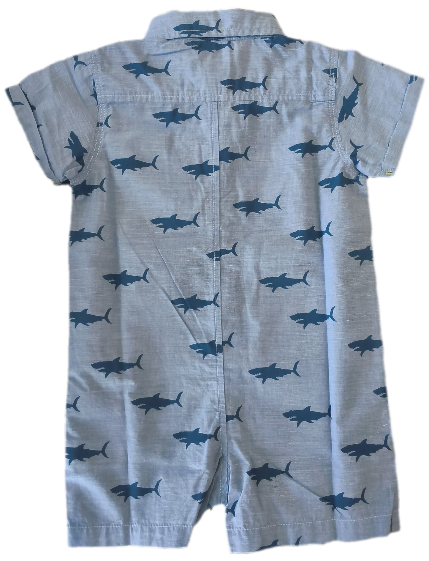 Baby Shark Woven Romper