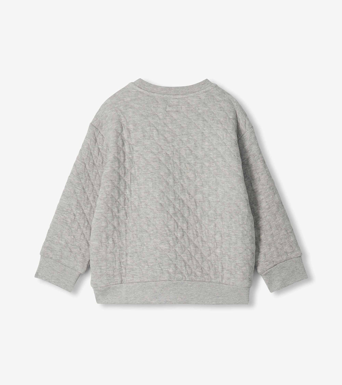 Hatley: Athletic Grey Quilted Pullover