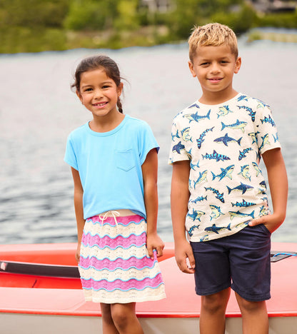 Glow in the Dark Sharks Graphic Tee- Hatley