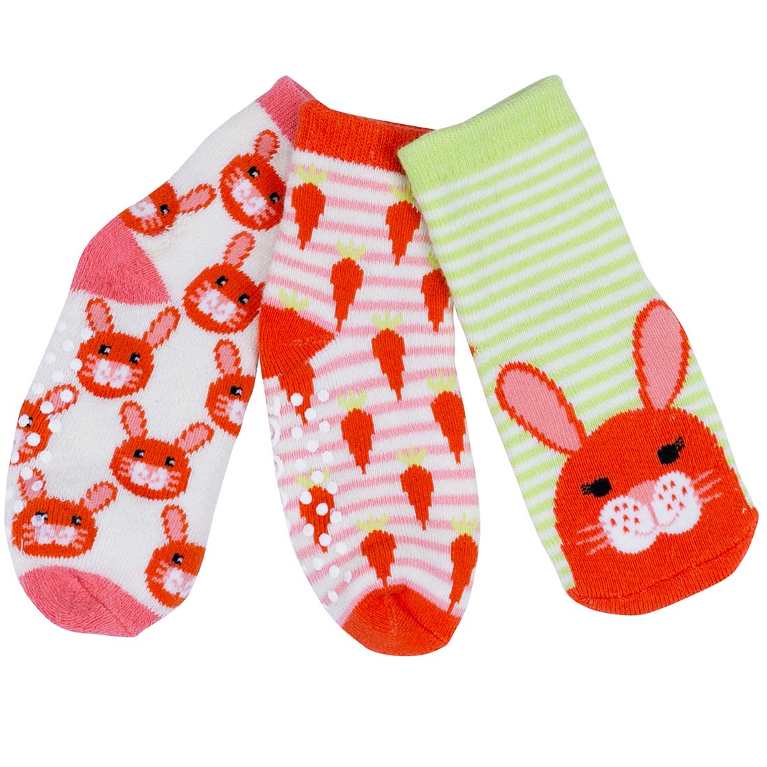 Zoocchini: Terry Socks 3pk Bella Bunny