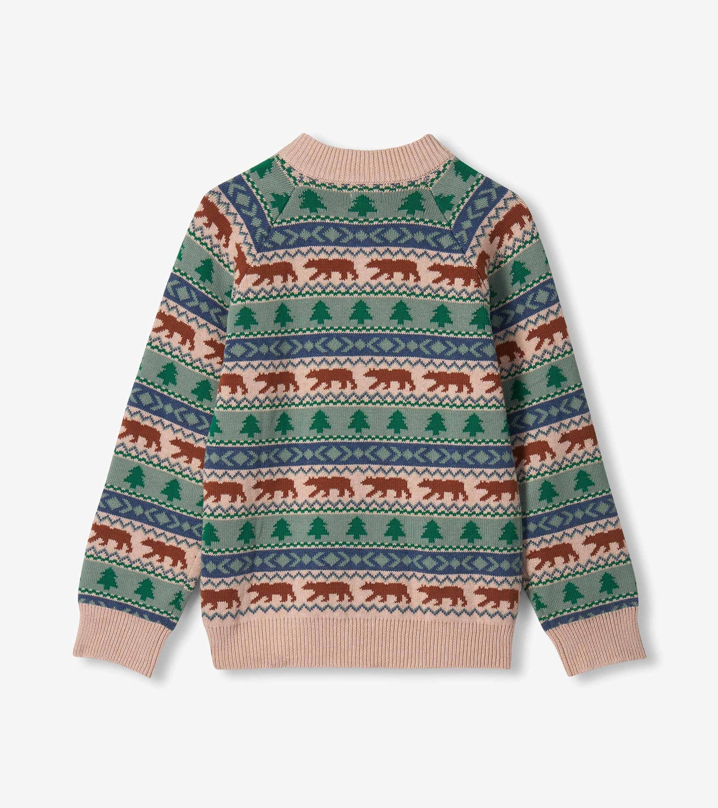 Hatley: Big Bear Fair Isle Mock Neck Sweater