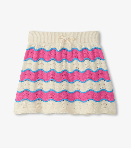 Strawberry Moon Stripes Crochet Skirt- Hatley