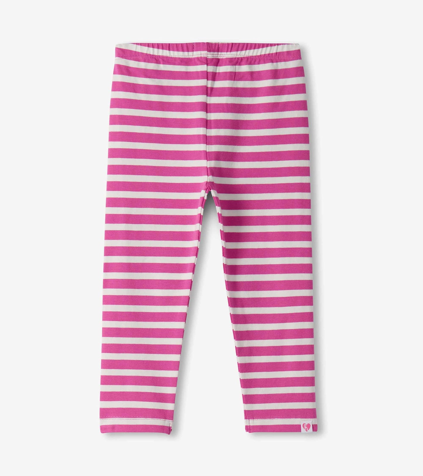 Hatley: Rose Violet Stripes Jersey Leggings