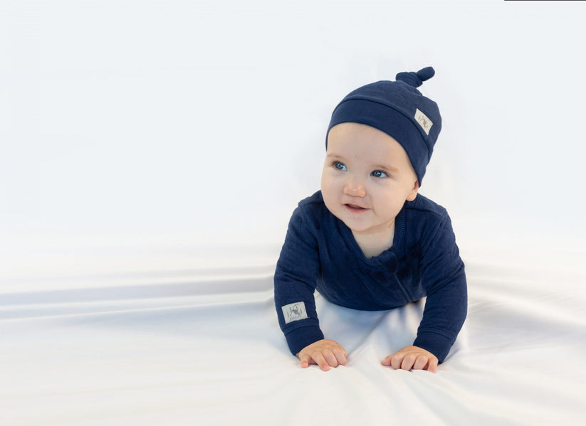 Quilted Collection - Footed Sleeper - Midnight