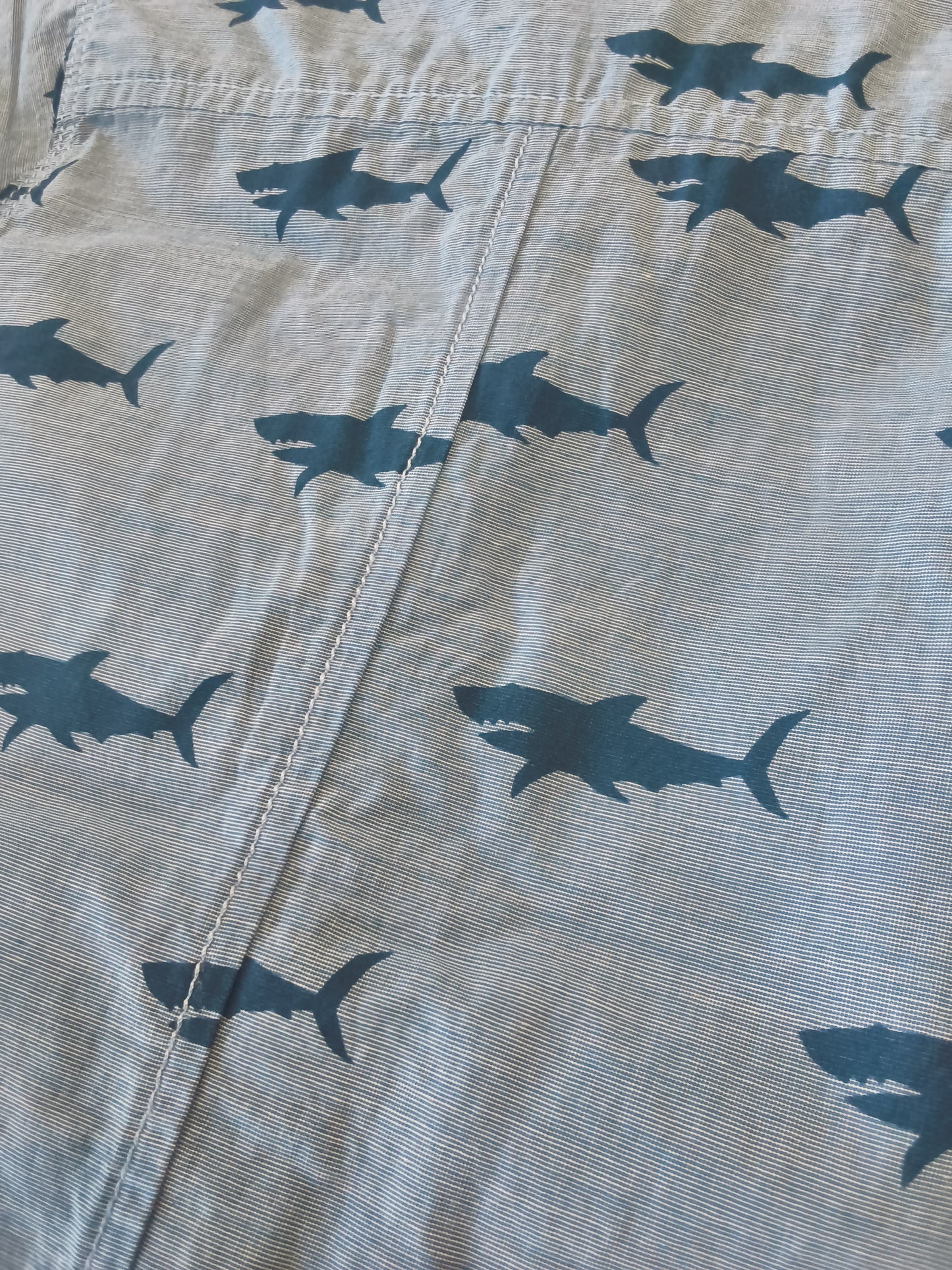Baby Shark Woven Romper