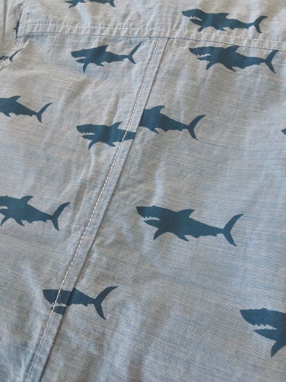 Baby Shark Woven Romper