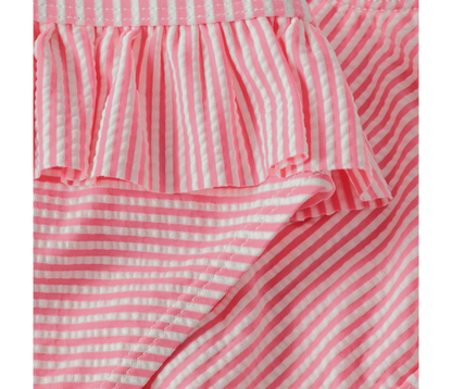 Pink Lemonade Stripes Bikini- Colour Kids