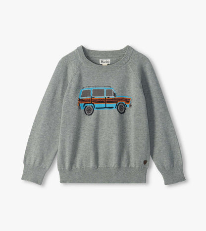 Hatley: Vintage Truck Crew Neck Sweater