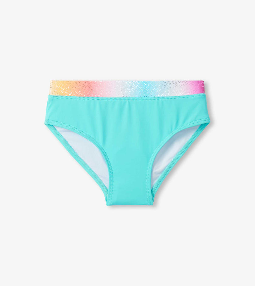 Turquoise  shimmer rashgauard set- Hatley
