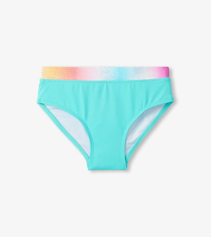 Turquoise  shimmer rashgauard set- Hatley