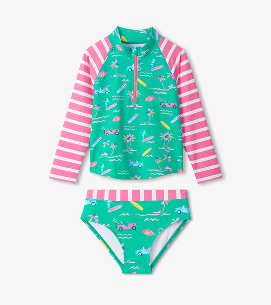 Tropical escape rashguard set- Hatley