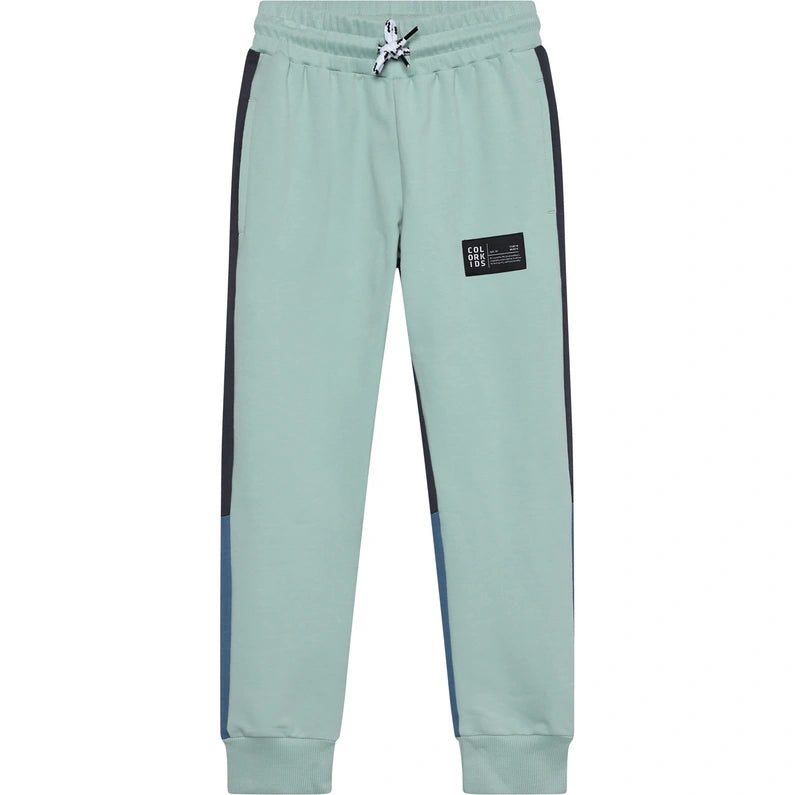 Sweat Pants Blue Colourblock- Colour Kids