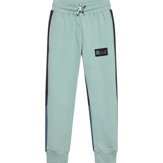 Sweat Pants Blue Colourblock- Colour Kids