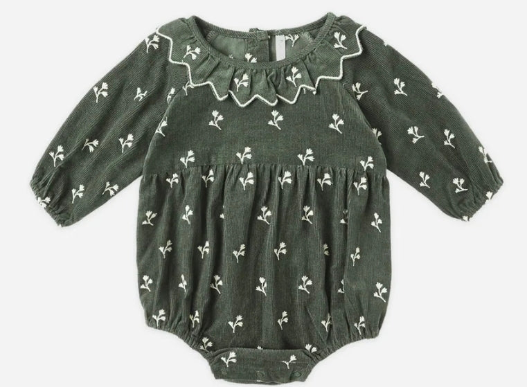 Freya Romper || Blossom Embroidery