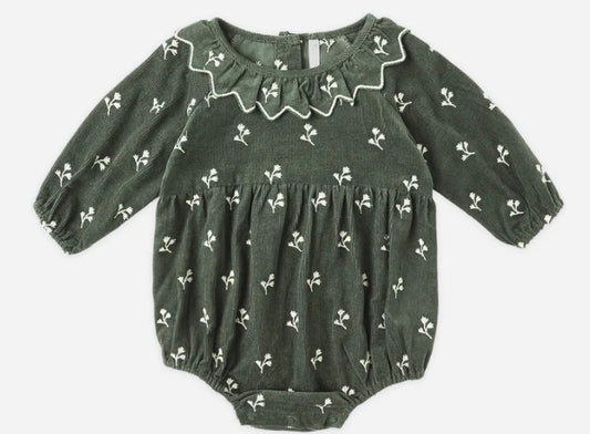 Freya Romper || Blossom Embroidery