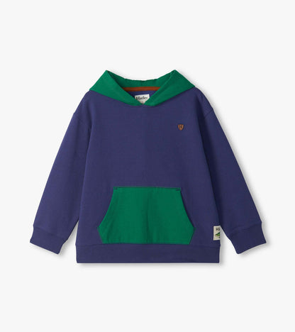 Hatley: Patriot Blue Colourblock Hoodie
