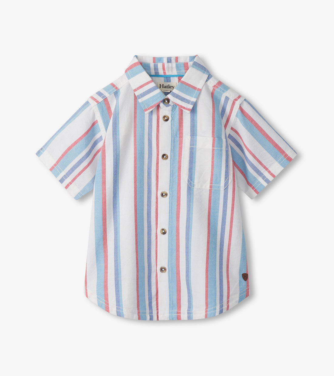 Nautical StripeS Woven Button Down- Hatley