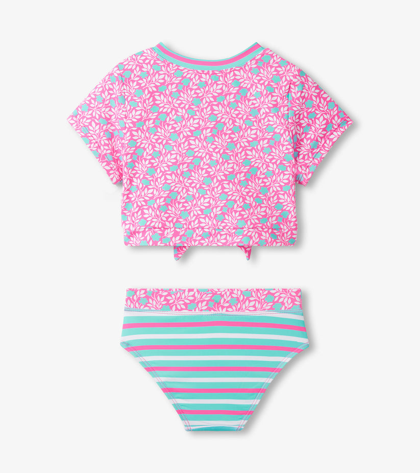 Mini Vines Short Sleeve Tankini Set- Hatley