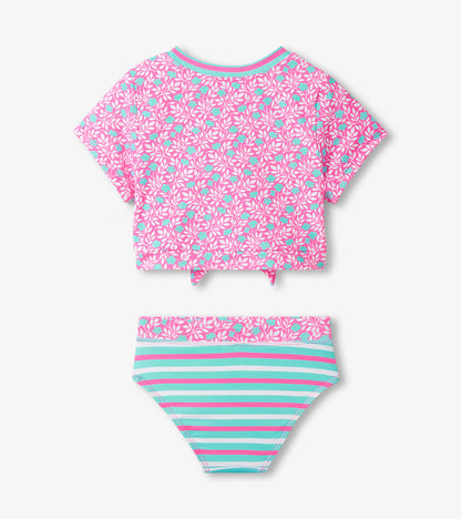 Mini Vines Short Sleeve Tankini Set- Hatley