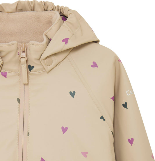 Rain Coat Hearts- CeLaVi