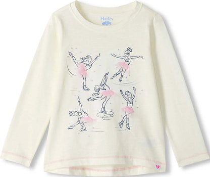 Hatley: Figure Skating Long Sleeve Graphic Tee