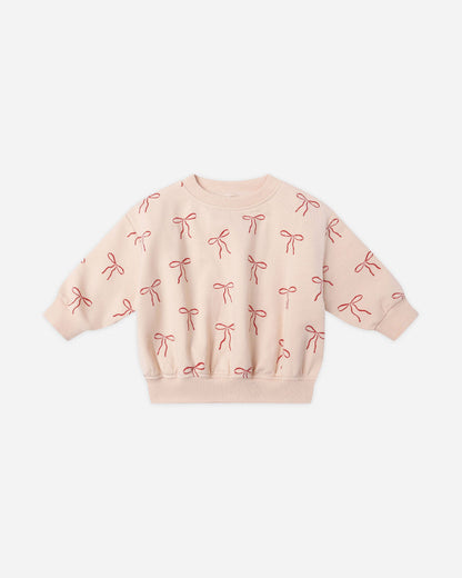 Quincy Mae

Relaxed Fleece Sweatshirt || Red Bows