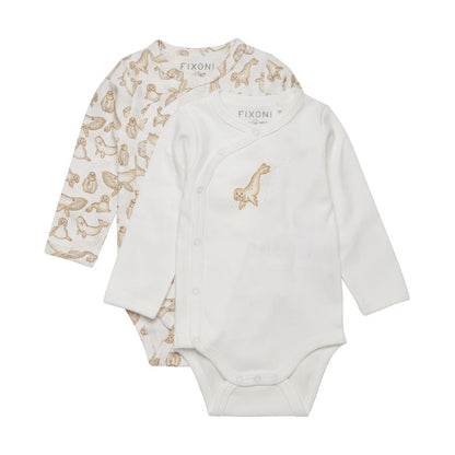 Fixoni: 2 Pc, Long Sleeve Onsies, Seals And Whales