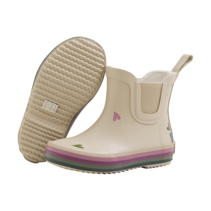 Wellies Short w Heart Badges- Celavi