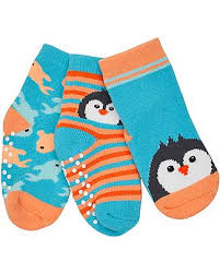 Zoocchini: Terry Socks 3pk Parker Penguin