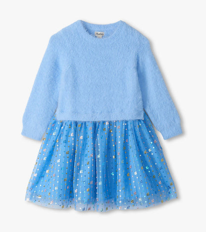 Hatley: Jelly Bean Sequins Fuzzy Mixed Dress