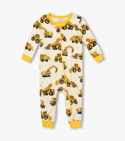 Hatley: Construction Trucks Bamboo Coverall